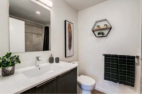 Custom Look Bathroom at Southpark on Whyte, Alberta