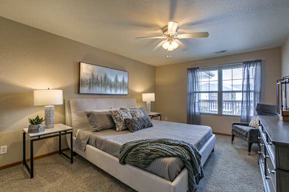 Large Master Bedrooms at Tranquility Pointe, Omaha, NE, 68164
