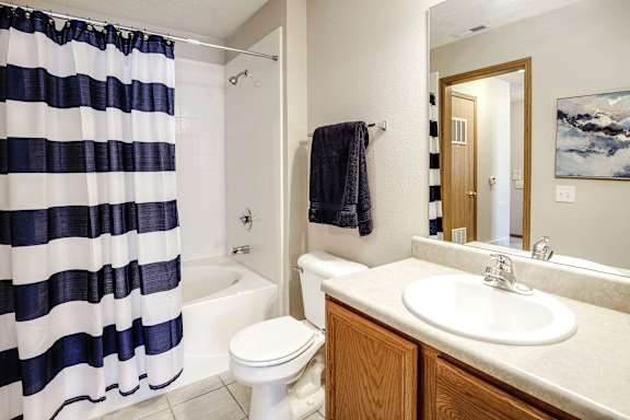 Large Bathroom at Standing Bear Lake, Nebraska