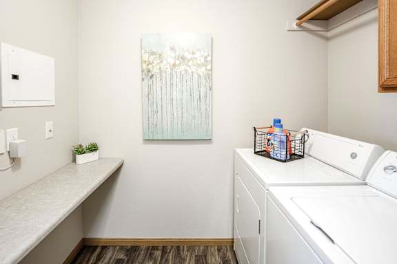 Laundry Room at Standing Bear Lake, Omaha, Nebraska
