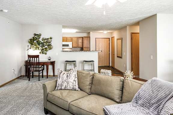 Living Room Interior at Standing Bear Lake, Omaha, 68164
