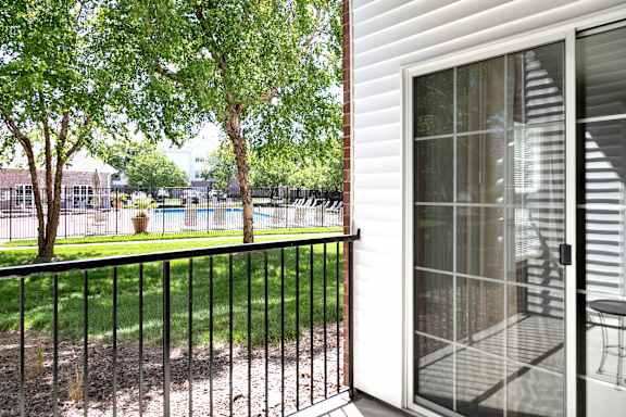 Private Balcony at Standing Bear Lake, Omaha, NE, 68164