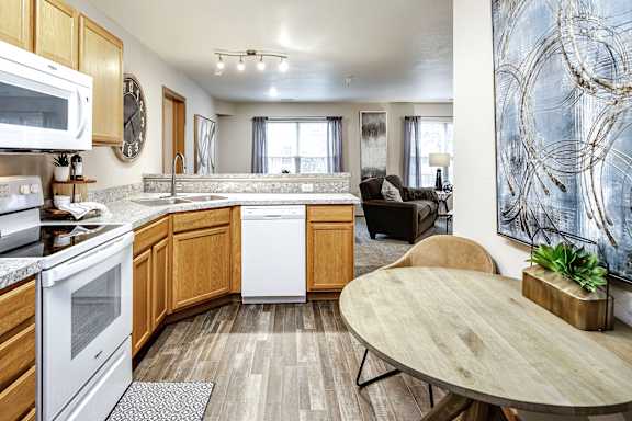 Spacious Kitchen at Tranquility Pointe, Omaha, Nebraska