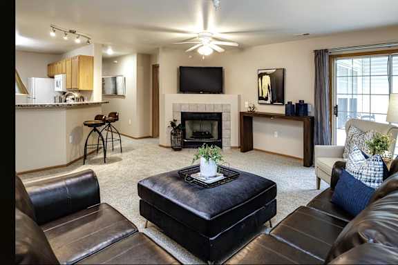 Gorgeous Living Room at Tranquility Pointe, Omaha, NE, 68164