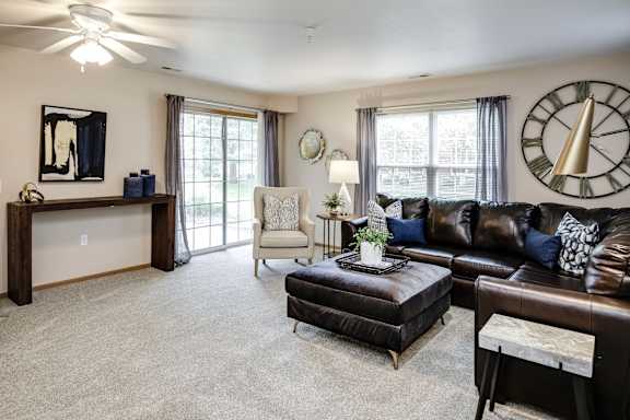 Lighted Ceiling Fan at Tranquility Pointe, Omaha, NE