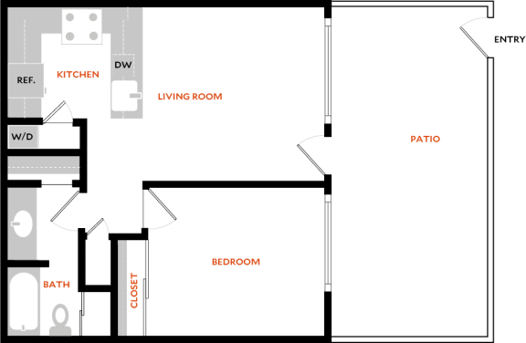 a blueprint of a floor plan of a kitchen and living room