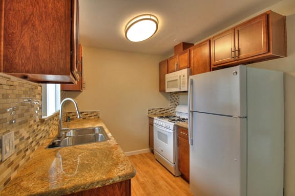 Kitchen appliances at South Mary Place, Sunnyvale, California