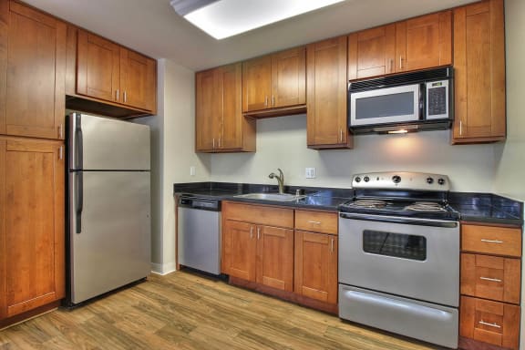 Kitchen appliances at Boardwalk, Palo Alto