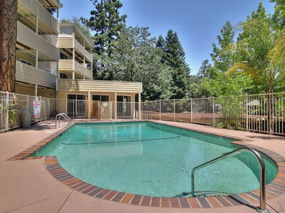 Outdoor Swimming Pool at Maison Massol, California, 95030