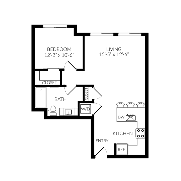 Black placeholder image without visible details at Huntington Apartment Homes, South San Francisco