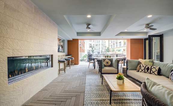 Spacious Living Room at Renaissance Square, California