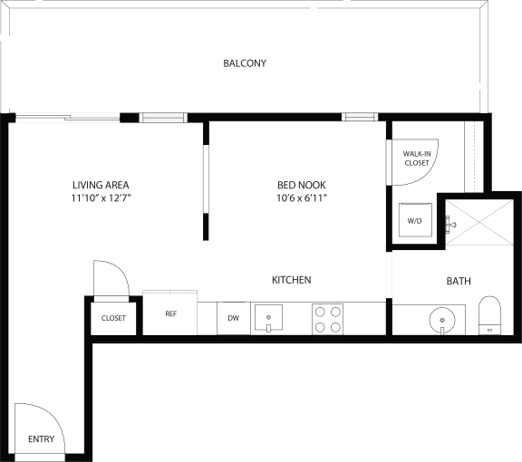 a floor plan of a house