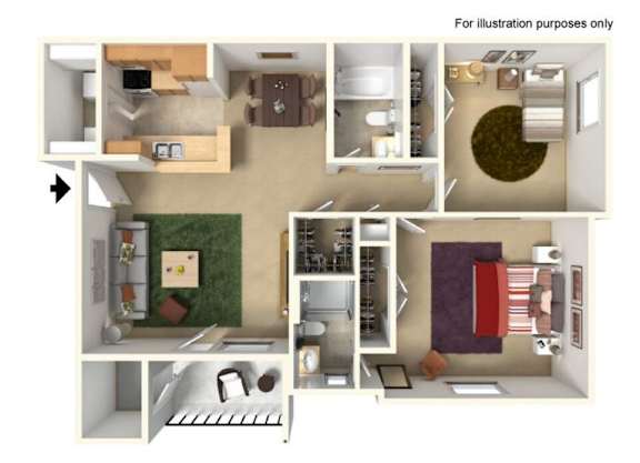 A series of images showing different rooms of a house.