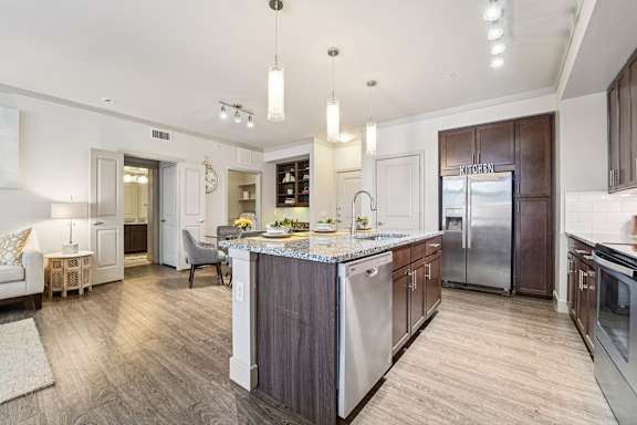 Kitchen counter at Kings Landing, Kingwood