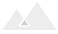 a gray triangle with a white triangle on a white background