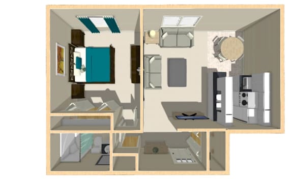 A series of images showing different views of a room with furniture and appliances.