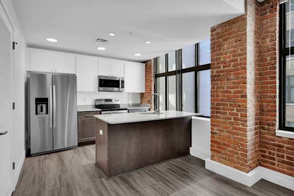 Hart Floor Plan |1 Bedroom 1 Bath |  543 Sq. ft. | Kitchen