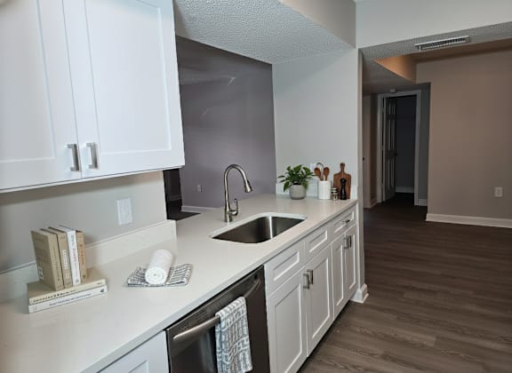 The Palms of Clearwater Apartments Fully Equipped Kitchen (virtually staged