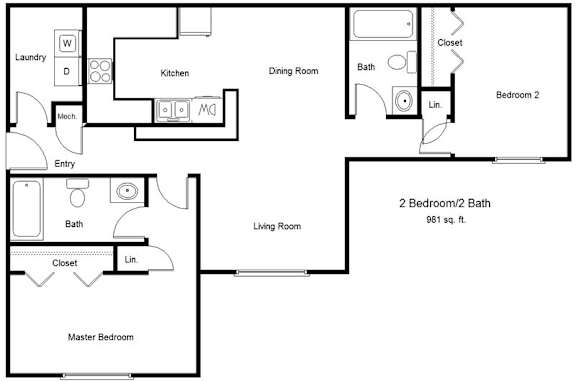 Tiger Bay | Gainesville, FL | 2 Bedroom 2 Bathroom