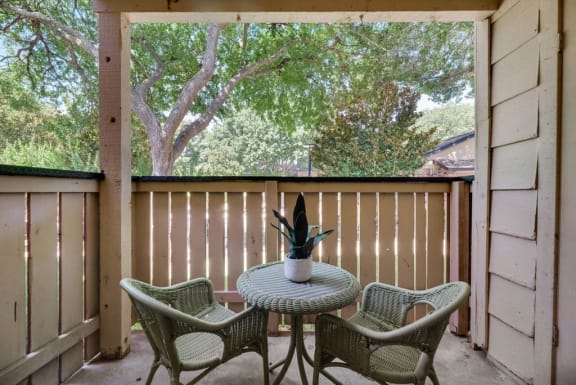 The Park at Wintergreen Apartments | DeSoto, TX | Patio/Balcony