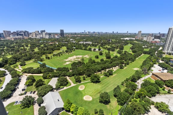 Allure Hermann Park | Patio/Balcony with Amazing Park Views
