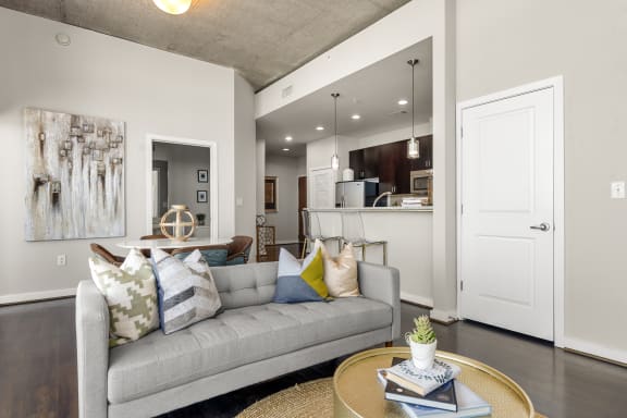 Allure Hermann Park | Spacious Living Room