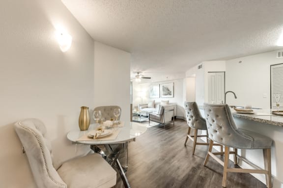 Bahia Cove Apartments Model Kitchen