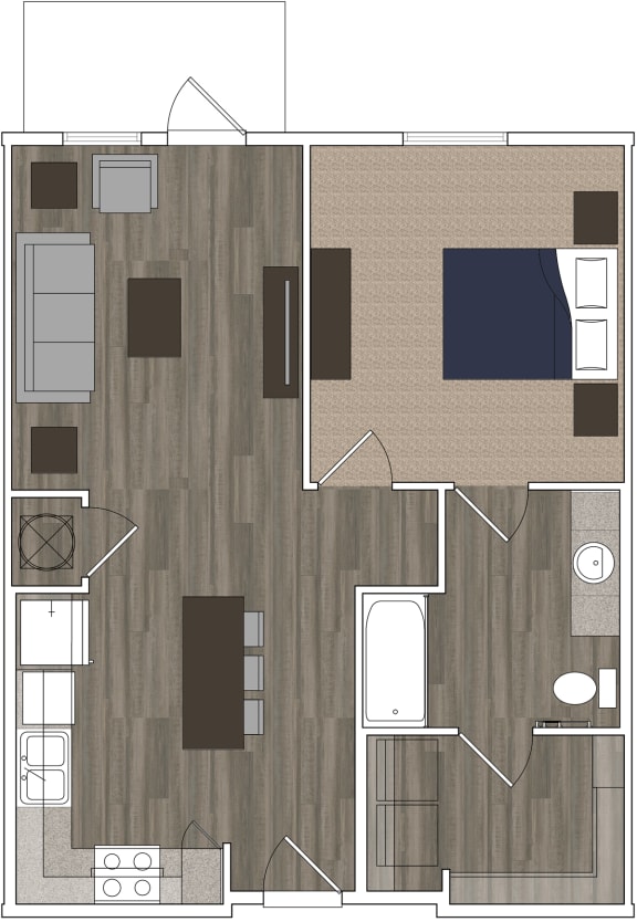 Landon Preserve 1 Bedroom Floor Plan