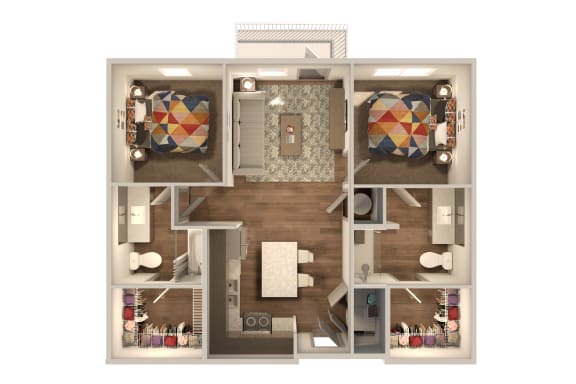 Lofts at San Marco East | Jacksonville FL | 2-2_948 Floor Plan