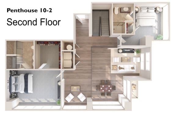 Penthouse 10-2 Second Floor