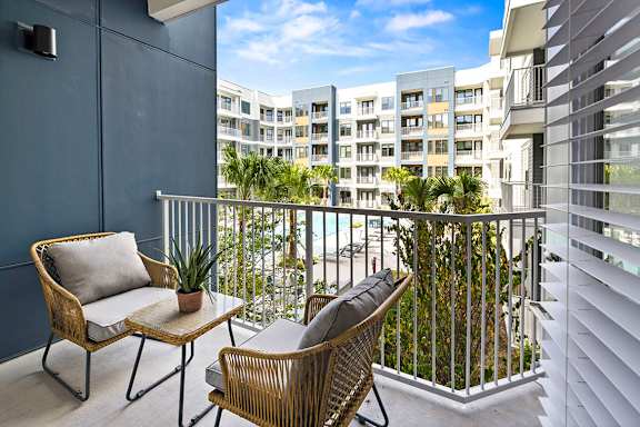 Private Balcony at The Station at San Marco, Jacksonville, FL, 32207