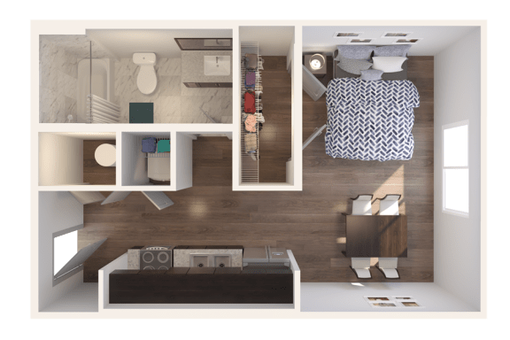 Lofts at Cathedral |Downtown Jacksonville FL | Studio_476 Floor Plan