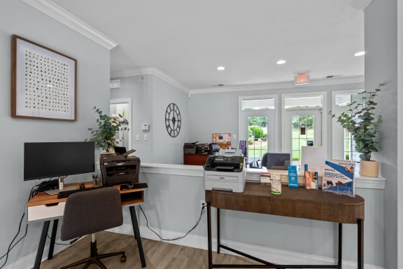 Living room at Granville Oaks Apartment Homes, Creedmoor, NC 27522
