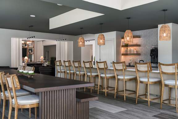 Clubroom Kitchen at Address East End, Raleigh North Carolina