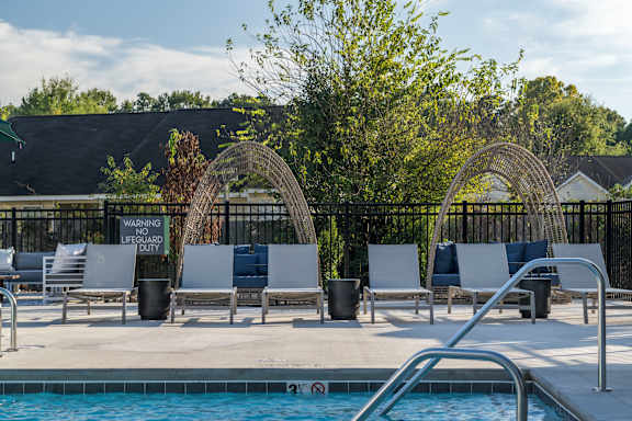 Poolside Relaxing Chairs at Address East End, Raleigh, NC 27610