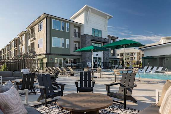 Poolside Lounge Chairs at Address East End, North Carolina
