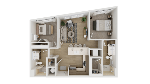 Floor Plan  Horizon Floor Plan at Adler Montford Park + Drexel Townes, North Carolina