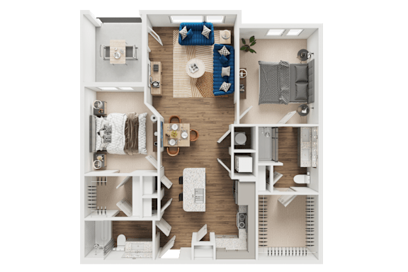 B3 Floor Plan at Address East End, North Carolina