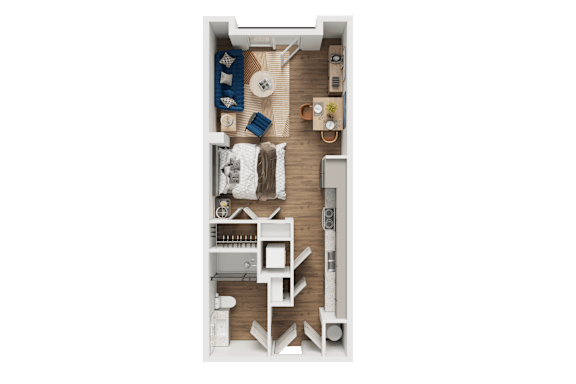 S1 Floor Plan at Address East End, Raleigh