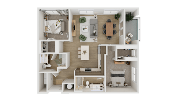 Schnee Floor Plan at Adler Montford Park + Drexel Townes, Charlotte, NC