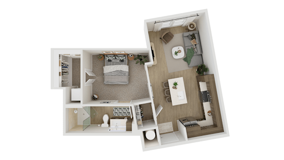 Semaphone Floor Plan at Adler Montford Park + Drexel Townes, North Carolina, 28209