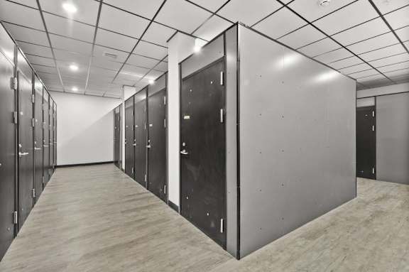 Indoor secure storage units