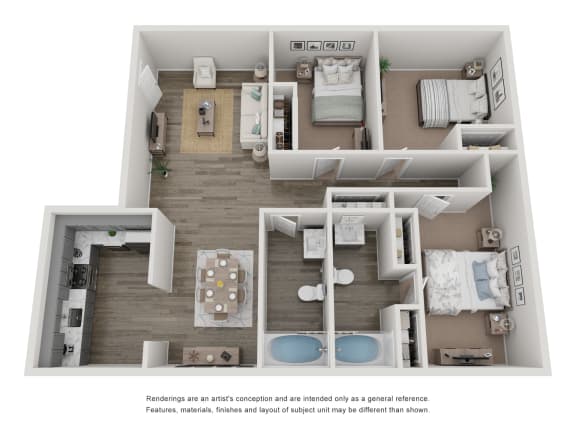 a floor plan of the acadia