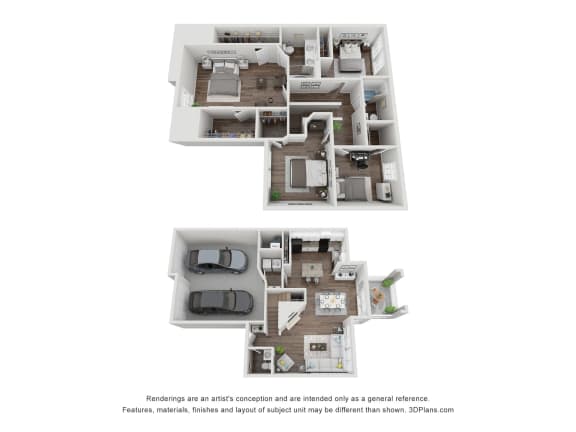 4 Bedroom x 2.5 Bath 1,780sf
