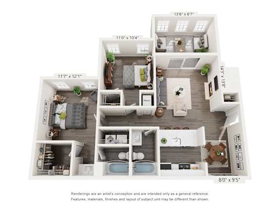 Station Heights 2-bedroomfloorplan_B1