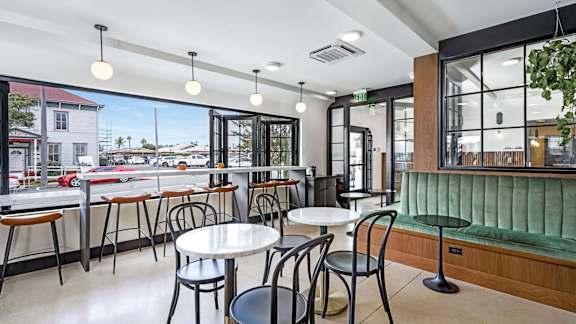 Indoor dining area