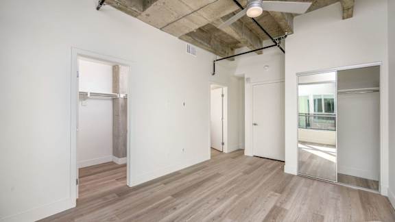 Large white bedroom