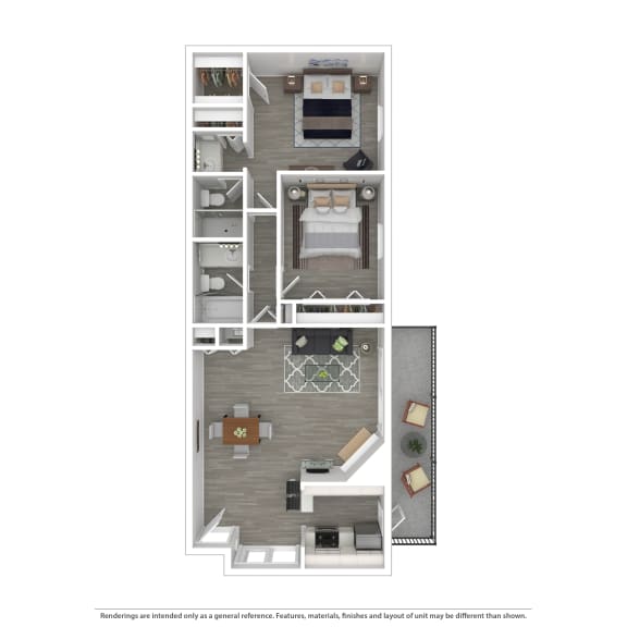 Floor Plan G  at Mediterranean Village Costa Mesa, Costa Mesa, 92626