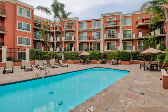 Resort Style Pool at Marina Harbor, Marina del Rey, CA