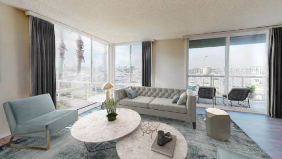 Living Space at Marina Harbor, Marina del Rey, CA